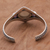 Amethyst cuff bracelet, 'Stellar Embrace' - Artisan Crafted Amethyst Cuff Bracelet from Bali (image 2c) thumbail