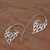 Sterling silver drop earrings, 'Dancing Flames' - Indonesian Handmade Sterling Silver Flame Drop Earrings (image 2c) thumbail