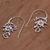 Sterling silver drop earrings, 'Floral Vines' - Indonesian Handmade Sterling Silver Flower Drop Earrings (image 2c) thumbail
