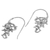 Sterling silver drop earrings, 'Floral Vines' - Indonesian Handmade Sterling Silver Flower Drop Earrings (image 2d) thumbail