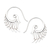 Sterling silver drop earrings, 'Winged Beauty' - Indonesian Handmade Sterling Silver Wing Drop Earrings (image 2a) thumbail