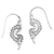 Sterling silver drop earrings, 'Tribal Allure' - Indonesian Handmade Sterling Silver Tribal Drop Earrings thumbail
