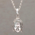 Sterling silver pendant necklace, 'Buddha Shine' - Sterling Silver Buddha Pendant Necklace from Bali (image 2) thumbail