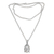 Sterling silver pendant necklace, 'Buddha Shine' - Sterling Silver Buddha Pendant Necklace from Bali (image 2c) thumbail