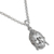 Sterling silver pendant necklace, 'Buddha Shine' - Sterling Silver Buddha Pendant Necklace from Bali (image 2d) thumbail