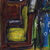 'Take Pictures in the Old City' - Signed Modern Abstract Portrait Painting from Bali (image 2c) thumbail