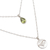 Peridot pendant necklace, 'Freedom Wings' - Peridot and Sterling Silver Bird Necklace from Bali (image 2d) thumbail