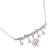 Cultured pearl pendant necklace, 'Morning Chirp' - Cultured Pearl and Sterling Silver Bird Necklace from Bali (image 2d) thumbail