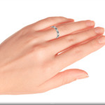 Sterling silver band ring, 'Paw Prints' - Sterling Silver Paw Print Motif Band Ring from Bali