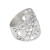 Sterling silver band ring, 'Paw Trails' - 925 Sterling Silver Paw Print Motif Band Ring from Bali (image 2d) thumbail