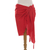 Rayon sarong, 'Paradise Breeze in Red' - Handmade Red 100% Rayon Sarong from Indonesia (image 2c) thumbail