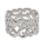 Sterling silver band ring, 'Weaving Vines' - Indonesian Classic Style 925 Sterling Silver Band Ring