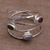 anillo de piedras preciosas múltiples - Anillo único de plata esterlina con múltiples piedras preciosas de Bali