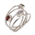 Multi-gemstone ring, 'Brilliant Majesty' - Unique Multigemstone Sterling Silver Ring from Bali (image 2d) thumbail