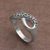 Bandring aus Sterlingsilber - Handgefertigter Unendlichkeitssymbol-Ring aus Sterlingsilber aus Bali