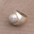 Cultured pearl cocktail ring, 'Radiant Temple' - Cultured Pearl and Sterling Silver Cocktail Ring from Bali (image 2b) thumbail