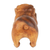 Wood sculpture, 'Bulldog' - Artisan Handcrafted Suar Wood Bulldog Sculpture from Bali