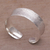 Sterling silver cuff bracelet, 'Rain Coverlet' - Etched 925 Sterling Silver Cuff Bracelet from Bali