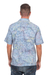 Men's batik cotton shirt, 'Pebble Road' - Men's Short Sleeved Button Up Shirt from Indonesia