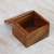 Wood decorative box, 'Protective Gecko' - Handcrafted Suar Wood Gecko Decorative Box from Bali (image 2c) thumbail