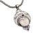 Amethyst pendant necklace, 'Lunar Queen' - Amethyst and Sterling Silver Pendant Necklace from Bali (image 2c) thumbail