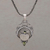 Peridot pendant necklace, 'Lunar Queen' - Peridot and Sterling Silver Pendant Necklace from Bali (image 2) thumbail