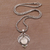 Peridot pendant necklace, 'Lunar Queen' - Peridot and Sterling Silver Pendant Necklace from Bali (image 2b) thumbail
