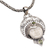 Peridot pendant necklace, 'Lunar Queen' - Peridot and Sterling Silver Pendant Necklace from Bali (image 2d) thumbail