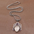 Amethyst pendant necklace, 'Bedugul Prince' - Amethyst and Sterling Silver Pendant Necklace from Bali (image 2b) thumbail