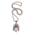 Amethyst pendant necklace, 'Bedugul Prince' - Amethyst and Sterling Silver Pendant Necklace from Bali (image 2e) thumbail