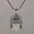 Peridot pendant necklace, 'Bedugul Prince' - Peridot and Sterling Silver Pendant Necklace from Bali (image 2) thumbail