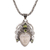 Peridot pendant necklace, 'Bedugul Prince' - Peridot and Sterling Silver Pendant Necklace from Bali thumbail