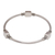 Sterling silver bangle bracelet, 'Square Reflection' - Sterling Silver Square Shape Bangle Bracelet from Bali (image 2e) thumbail