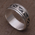 Sterling silver meditation spinner ring, 'Stream of Life' - 925 Sterling Silver Unisex Spinner Meditation Ring from Bali (image 2c) thumbail