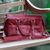 Leather shoulder bag, 'Maroon Passion' - Handcrafted Leather Shoulder Bag in Maroon from Bali