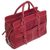 Leather shoulder bag, 'Maroon Passion' - Handcrafted Leather Shoulder Bag in Maroon from Bali