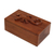 Decorative wood box, 'Forest Gecko' - Hand Carved Suar Wood Box with Gecko Lid from Bali thumbail