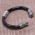 Blue topaz cuff bracelet, 'Fern Temple' - Blue Topaz and Sterling Silver Cuff Bracelet from Bali (image 2b) thumbail
