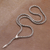 Sterling silver Y necklace, 'Snaking Tail' - Sterling Silver Naga Chain Y Necklace from Bali thumbail