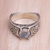 Moonstone single stone ring, 'Uluwatu Temple' - Moonstone and Sterling Silver Ring from Bali (image 2) thumbail