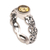 Citrine single-stone ring, 'Temple Creeper' - Citrine and Sterling Silver Single-Stone Ring from Bali (image 2c) thumbail
