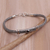 Gold accent garnet pendant bracelet, 'Center of Hope' - Gold Accent 925 Silver Garnet Pendant Bracelet from Bali (image 2) thumbail
