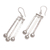 Sterling silver chandelier earrings, 'Ballroom Candles' - Sterling Silver Bauble Dangle Earrings from Bali