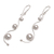 Sterling silver dangle earrings, 'Vines of Life' - Sterling Silver Abstract Dangle Earrings from Bali