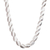 Sterling silver link necklace, 'Sanur Shells' - Sterling Silver Shell Motif Link Necklace from Bali (image 2d) thumbail