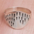 Sterling silver band ring, 'Imprint' - Sterling Silver Imprinted Band Ring from Bali