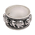 Sterling silver band ring, 'Lion Parade' - Sterling Silver Lion Motif Band Ring from Bali (image 2e) thumbail