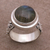 Labradorite dome ring, 'Lovely Forest' - Labradorite and Sterling Silver Dome Ring from Bali (image 2) thumbail