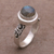 Labradorite cocktail ring, 'Magnificent Forest' - Labradorite and Sterling Silver Cocktail Ring from Bali (image 2b) thumbail