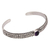 Amethyst cuff bracelet, 'Swirling Altar' - Amethyst and Sterling Silver Cuff Bracelet from Bali (image 2d) thumbail